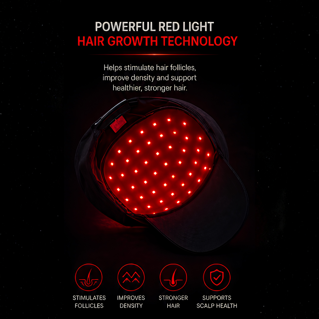 Recapzy™ Hair growth cap with red light therapy